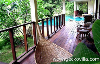 Gecko Villa by the pool