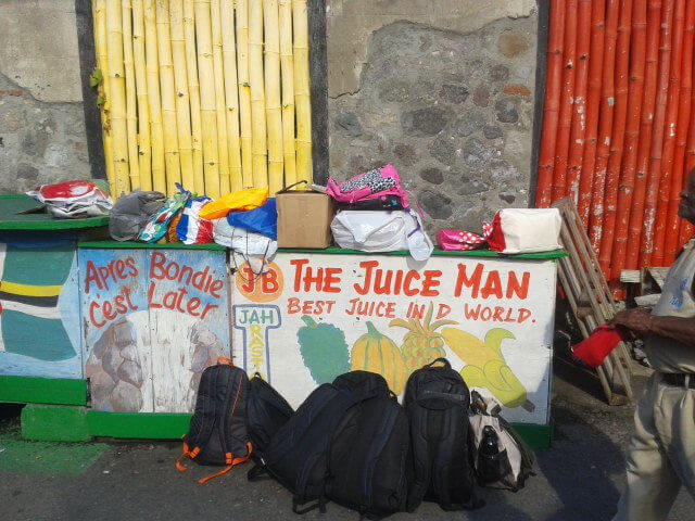 Gifts for the children in Dominica