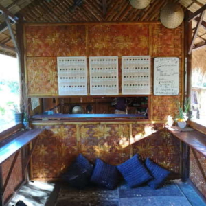 Relaxing area with free filtered water Relaxing area with free filtered water