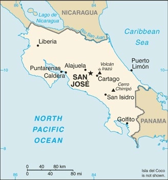 Costa RIca Map